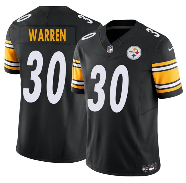 Men's Pittsburgh Steelers #43 Troy Polamalu Black F.U.S.E. DMR Patch Vapor Limited Stitched Jersey